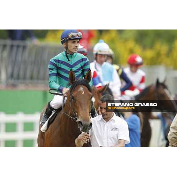 Dario Vargiu on Vola e Va Rome - Capannelle racecourse, 29th apri l2012 ph.Stefano Grasso