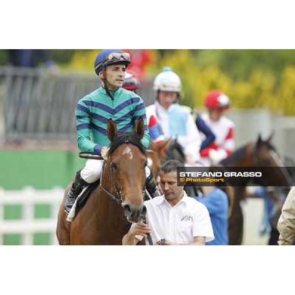 Dario Vargiu on Vola e Va Rome - Capannelle racecourse, 29th apri l2012 ph.Stefano Grasso