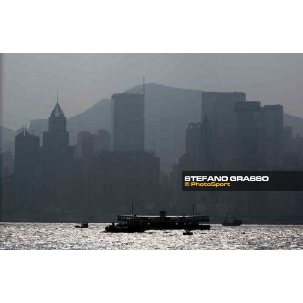 Hong Kong - a view of the skyline from the harbour Hong Kong 6th dec. 2004 ph. Stefano Grasso