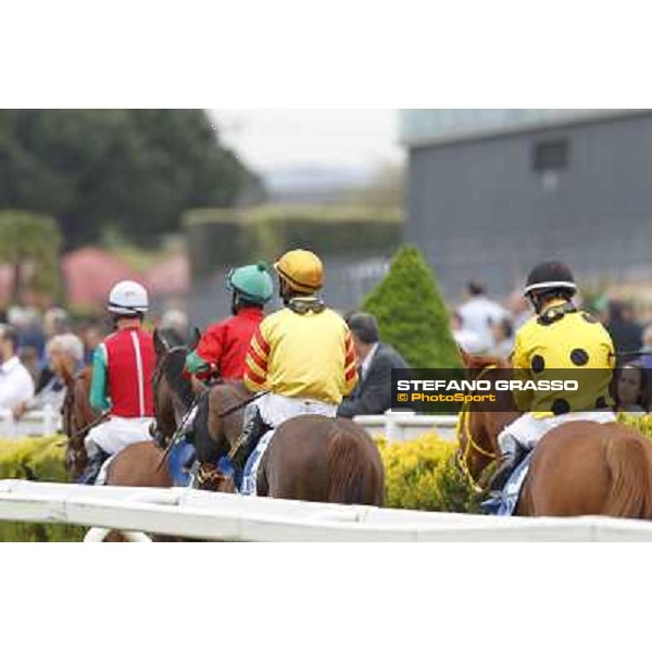 The horses return home after the finish of the Premio ITS Selected Yearling Sale Rome - Capannelle racecourse, 29th april 2012 ph.Stefano Grasso