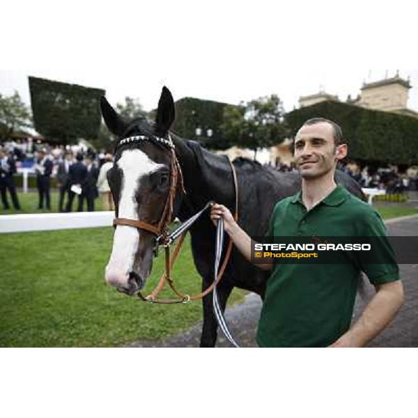 Vedelago walks back home after the 2nd place in the Premio Parioli Rome - Capannelle racecourse, 29th april 2012 ph.Stefano Grasso