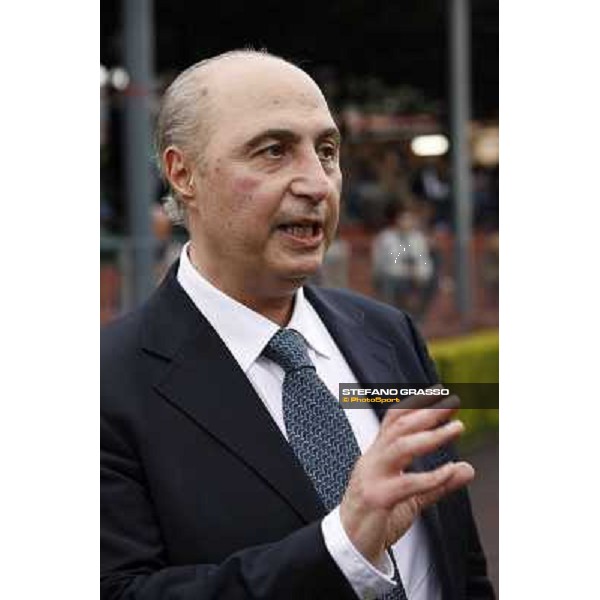Blanga Selim Moghrabi owner of Malossol Rome - Capannelle racecourse, 29th april 2012 ph.Stefano Grasso