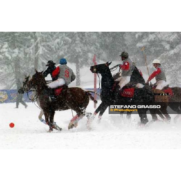 Cortina winter polo Cup 2004 Lake of Misurina febr. 21 2004 ph.Stefano Grasso