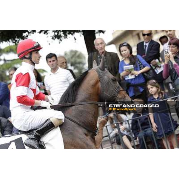 Gabriele Bietolini on Real Solution Rome - Capannelle racecourse, 29th april 2012 ph.Stefano Grasso