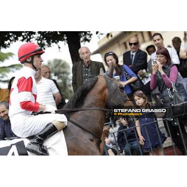 Gabriele Bietolini on Real Solution Rome - Capannelle racecourse, 29th april 2012 ph.Stefano Grasso