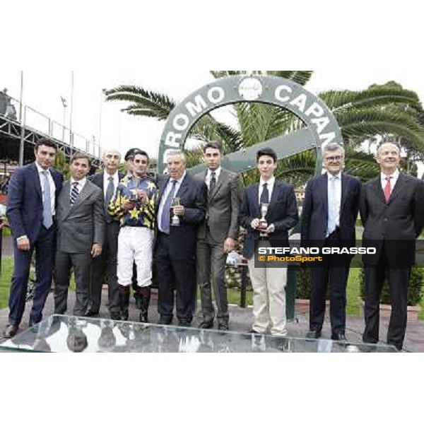 The Prize giving ceremony of the Premio Parioli. Rome - Capannelle racecourse, 29th april 2012 ph.Stefano Grasso