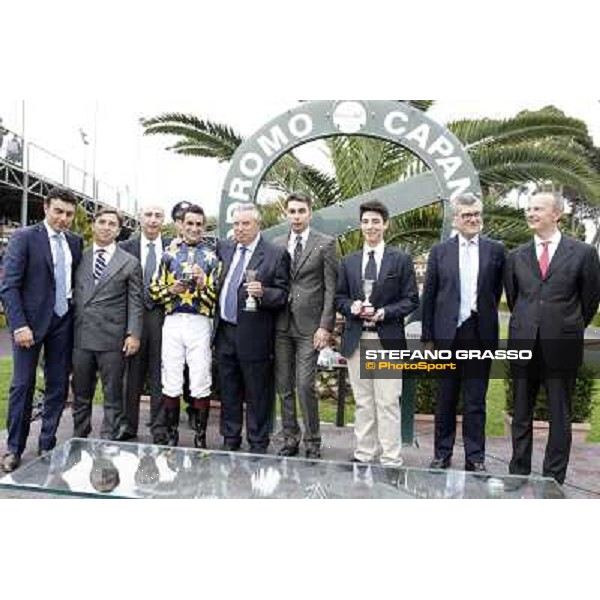 The Prize giving ceremony of the Premio Parioli. Rome - Capannelle racecourse, 29th april 2012 ph.Stefano Grasso