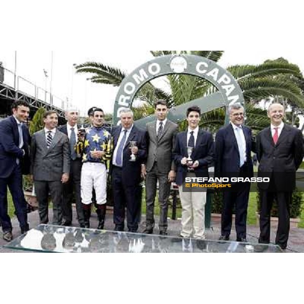 The Prize giving ceremony of the Premio Parioli. Rome - Capannelle racecourse, 29th april 2012 ph.Stefano Grasso