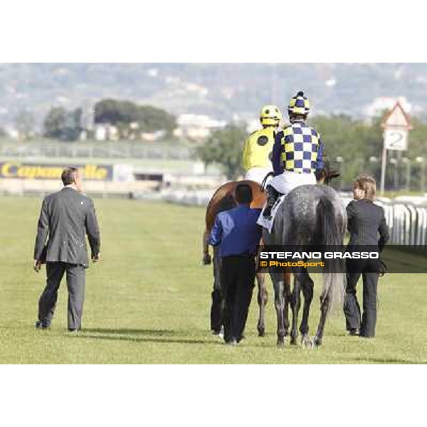 Fabio Branca and Crakerjack King wins the Premio Presidente della Repubblica GBI Racing Rome - Capannelle racecourse, 13th may 2012 ph.Stefano Grasso