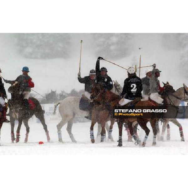 Cortina winter polo Cup 2004 Lake of Misurina febr. 21 2004 ph.Stefano Grasso