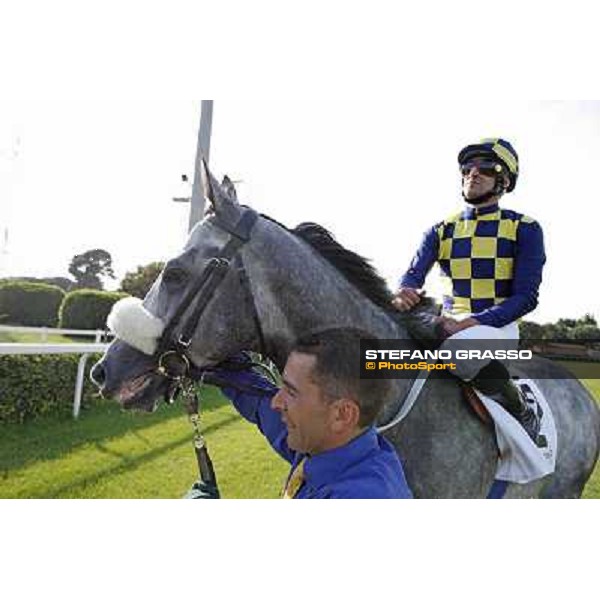 Fabio Branca and Crakerjack King wins the Premio Presidente della Repubblica GBI Racing Rome - Capannelle racecourse, 13th may 2012 ph.Stefano Grasso