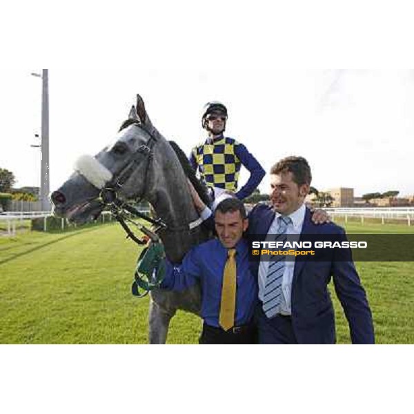 Fabio Branca and Crakerjack King wins the Premio Presidente della Repubblica GBI Racing Rome - Capannelle racecourse, 13th may 2012 ph.Stefano Grasso