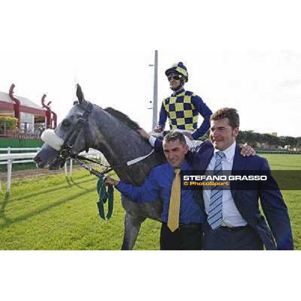 Fabio Branca and Crakerjack King wins the Premio Presidente della Repubblica GBI Racing Rome - Capannelle racecourse, 13th may 2012 ph.Stefano Grasso