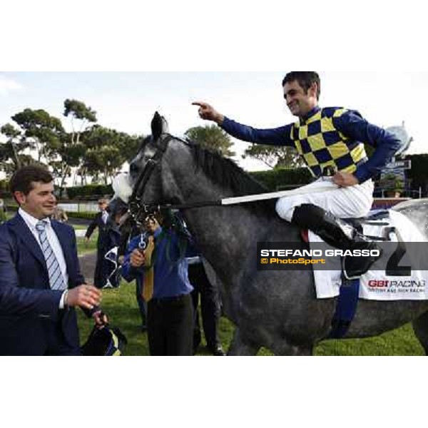 Fabio Branca and Crakerjack King wins the Premio Presidente della Repubblica GBI Racing Rome - Capannelle racecourse, 13th may 2012 ph.Stefano Grasso