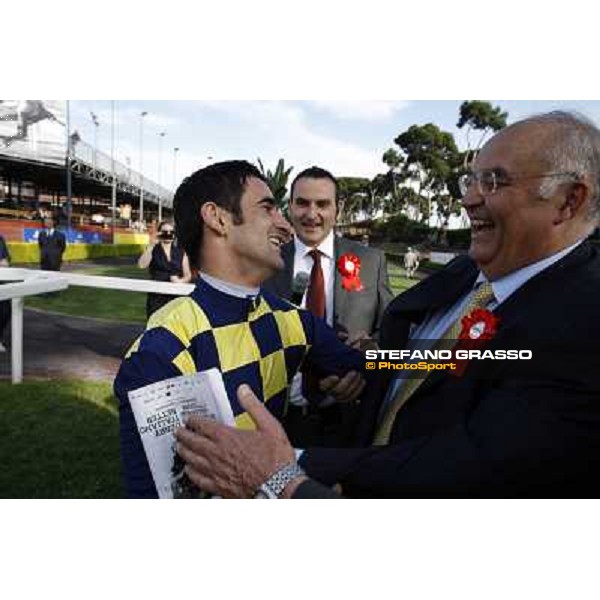 Fabio Branca and Crakerjack King wins the Premio Presidente della Repubblica GBI Racing Rome - Capannelle racecourse, 13th may 2012 ph.Stefano Grasso