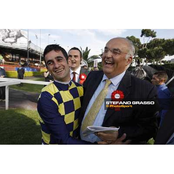 Fabio Branca and Crakerjack King wins the Premio Presidente della Repubblica GBI Racing Rome - Capannelle racecourse, 13th may 2012 ph.Stefano Grasso