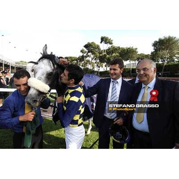 Fabio Branca and Crakerjack King wins the Premio Presidente della Repubblica GBI Racing Rome - Capannelle racecourse, 13th may 2012 ph.Stefano Grasso