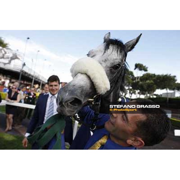 Fabio Branca and Crakerjack King wins the Premio Presidente della Repubblica GBI Racing Rome - Capannelle racecourse, 13th may 2012 ph.Stefano Grasso