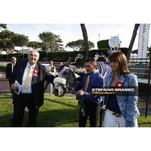 Fabio Branca and Crakerjack King wins the Premio Presidente della Repubblica GBI Racing Rome - Capannelle racecourse, 13th may 2012 ph.Stefano Grasso