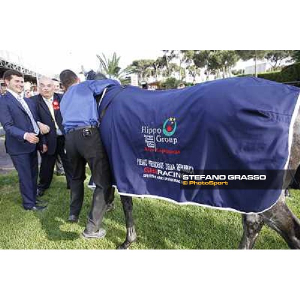 Fabio Branca and Crakerjack King wins the Premio Presidente della Repubblica GBI Racing Rome - Capannelle racecourse, 13th may 2012 ph.Stefano Grasso