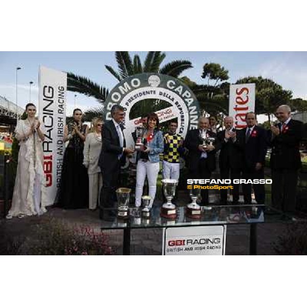 Fabio Branca and Crakerjack King wins the Premio Presidente della Repubblica GBI Racing Rome - Capannelle racecourse, 13th may 2012 ph.Stefano Grasso