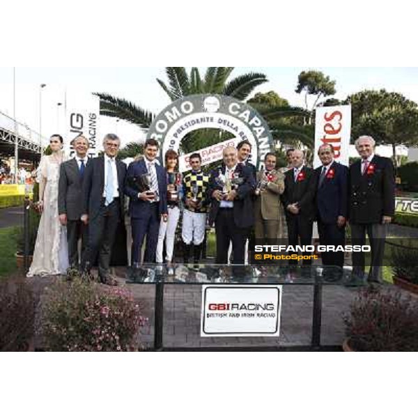 Fabio Branca and Crakerjack King wins the Premio Presidente della Repubblica GBI Racing Rome - Capannelle racecourse, 13th may 2012 ph.Stefano Grasso