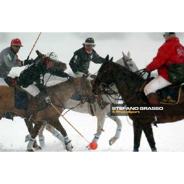 Cortina winter polo Cup 2004 Lake of Misurina febr. 21 2004 ph.Stefano Grasso
