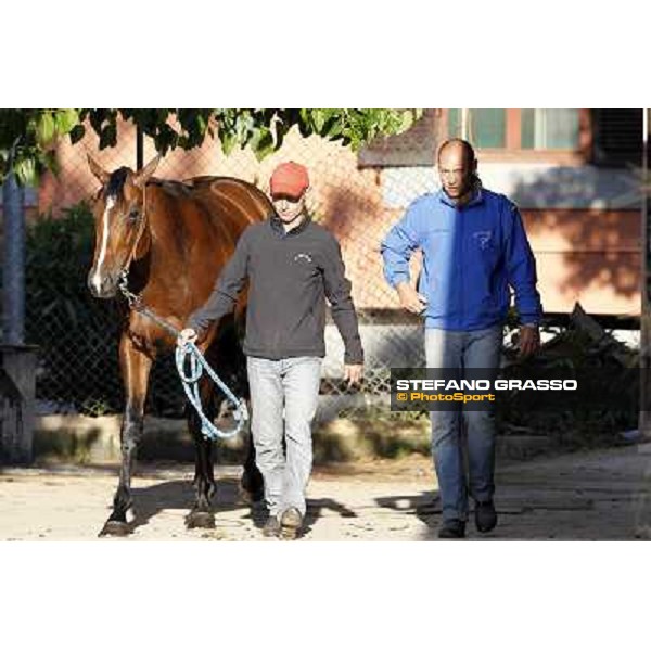 A morning with Gianluca,Gabriele,Luciano Bietolini and Real Solution preparing for the Derby ! Rome - Capannelle training center, 15th may 2012 ph.Stefano Grasso