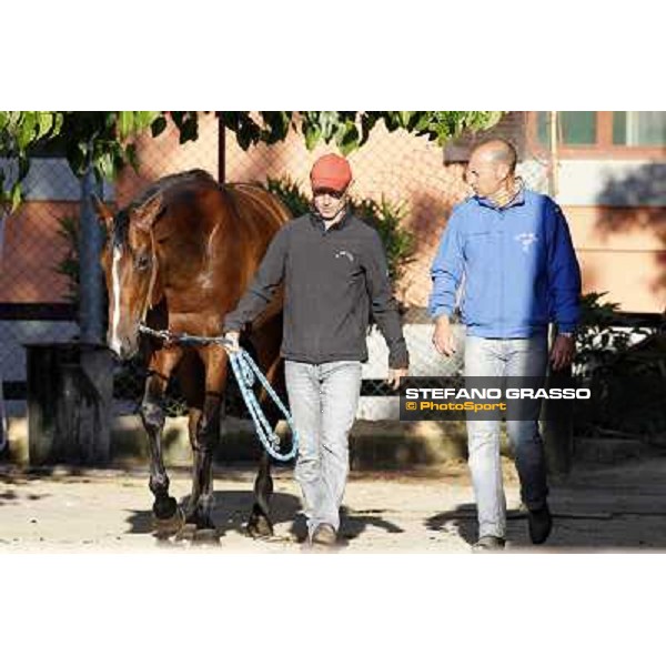 A morning with Gianluca,Gabriele,Luciano Bietolini and Real Solution preparing for the Derby ! Rome - Capannelle training center, 15th may 2012 ph.Stefano Grasso