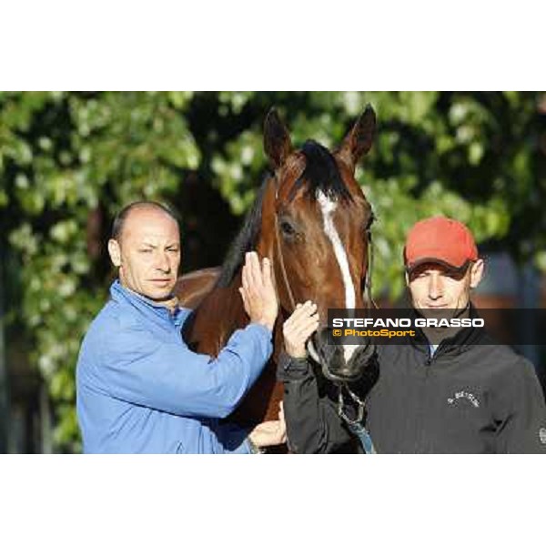 A morning with Gianluca,Gabriele,Luciano Bietolini and Real Solution preparing for the Derby ! Rome - Capannelle training center, 15th may 2012 ph.Stefano Grasso