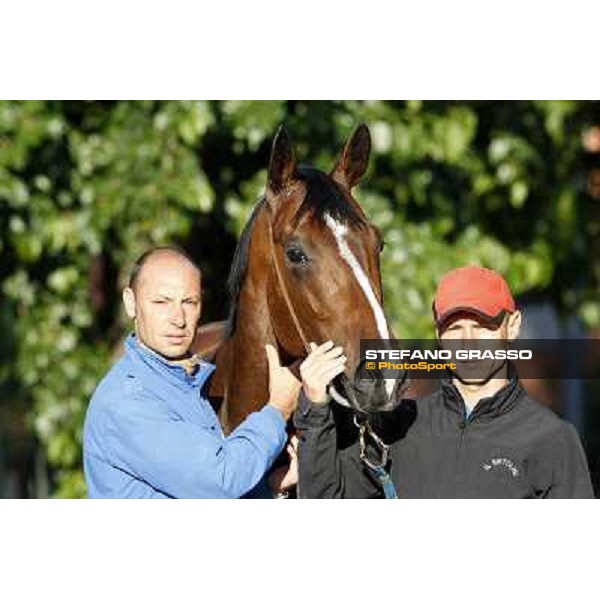 A morning with Gianluca,Gabriele,Luciano Bietolini and Real Solution preparing for the Derby ! Rome - Capannelle training center, 15th may 2012 ph.Stefano Grasso