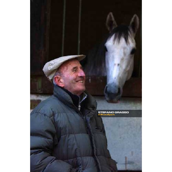 Luigi Camici and Groom Tesse, Italian Derby winner 2004 Cisterna di Latina, 16th january 2005 ph. Stefano Grasso