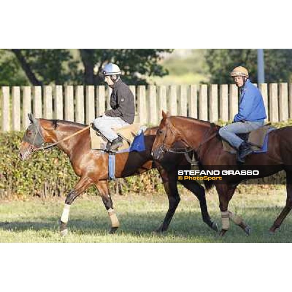 A morning with Gianluca,Gabriele,Luciano Bietolini and Real Solution preparing for the Derby ! Rome - Capannelle training center, 15th may 2012 ph.Stefano Grasso