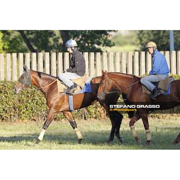 A morning with Gianluca,Gabriele,Luciano Bietolini and Real Solution preparing for the Derby ! Rome - Capannelle training center, 15th may 2012 ph.Stefano Grasso