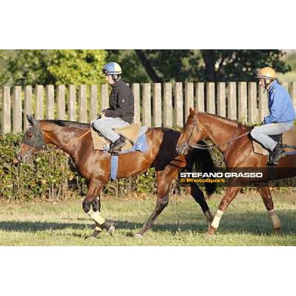 A morning with Gianluca,Gabriele,Luciano Bietolini and Real Solution preparing for the Derby ! Rome - Capannelle training center, 15th may 2012 ph.Stefano Grasso