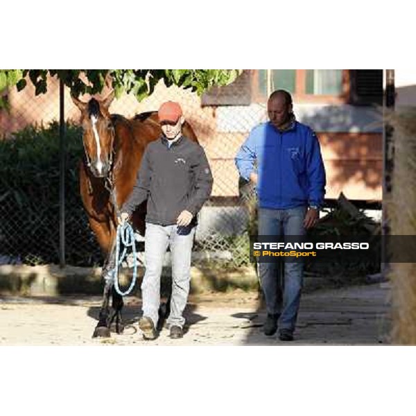 A morning with Gianluca,Gabriele,Luciano Bietolini and Real Solution preparing for the Derby ! Rome - Capannelle training center, 15th may 2012 ph.Stefano Grasso