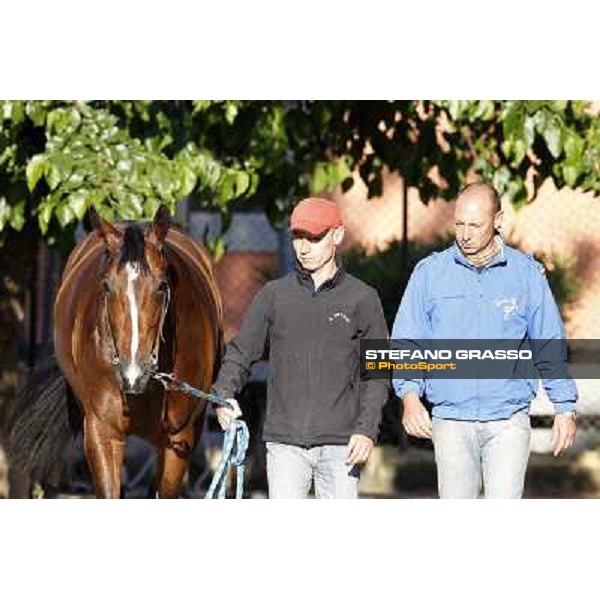 A morning with Gianluca,Gabriele,Luciano Bietolini and Real Solution preparing for the Derby ! Rome - Capannelle training center, 15th may 2012 ph.Stefano Grasso