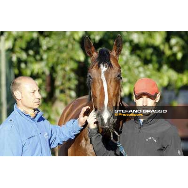 A morning with Gianluca,Gabriele,Luciano Bietolini and Real Solution preparing for the Derby ! Rome - Capannelle training center, 15th may 2012 ph.Stefano Grasso