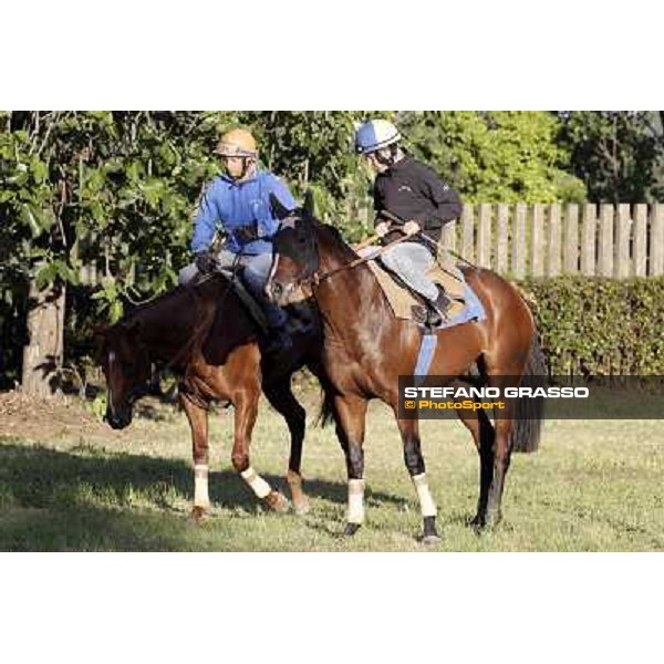 A morning with Gianluca,Gabriele,Luciano Bietolini and Real Solution preparing for the Derby ! Rome - Capannelle training center, 15th may 2012 ph.Stefano Grasso