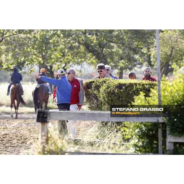 Gianluca Bietolini with Kenneth and Jeff Ramsey Rome - Capannelle training center, 18th may 2012 ph.Stefano Grasso