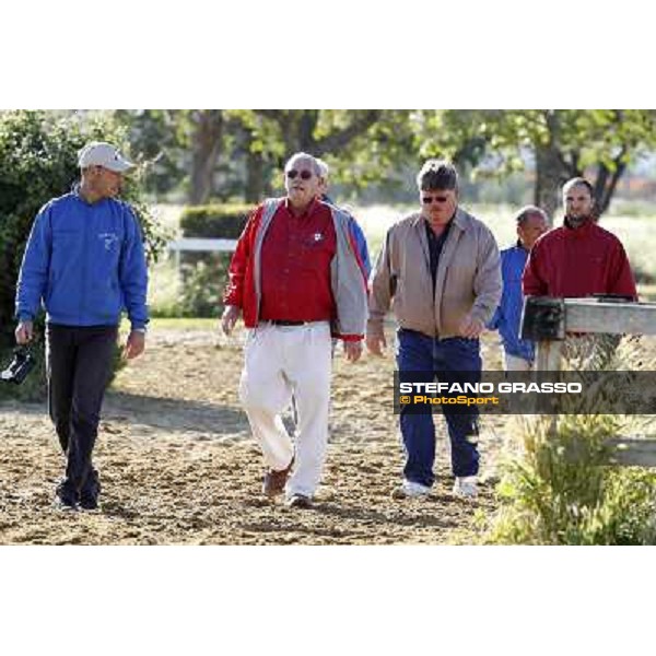 Gianluca Bietolini with Kenneth and Jeff Ramsey Rome - Capannelle training center, 18th may 2012 ph.Stefano Grasso