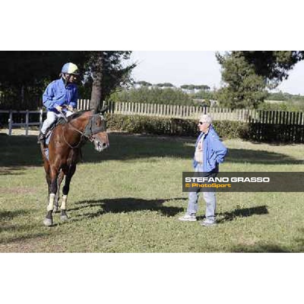 John D\'Amato with Gabriele Bietolini and Real Solution Rome - Capannelle training center, 18th may 2012 ph.Stefano Grasso