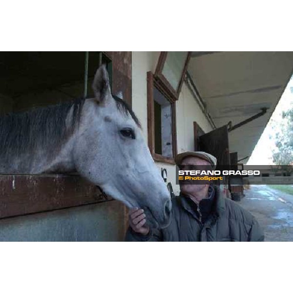 Luigi Camici and Groom Tesse, Italian Derby Winner 2004 Cisterna di Latina, 16th january 2005 ph. Stefano Grasso