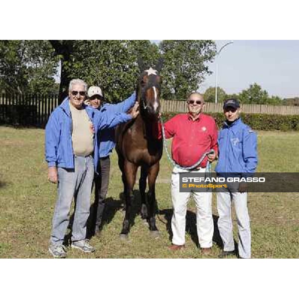 John D\'Amato,Gianluca Bietolini,Real Solution,Mr.Kenneth L.Ramsey and Gabriele Bietolini Rome - Capannelle training center, 18th may 2012 ph.Stefano Grasso