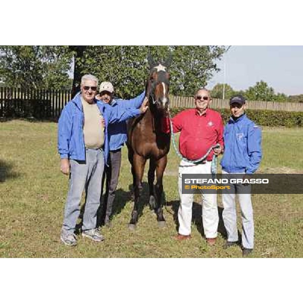 John D\'Amato,Gianluca Bietolini,Real Solution,Mr.Kenneth L.Ramsey and Gabriele Bietolini Rome - Capannelle training center, 18th may 2012 ph.Stefano Grasso