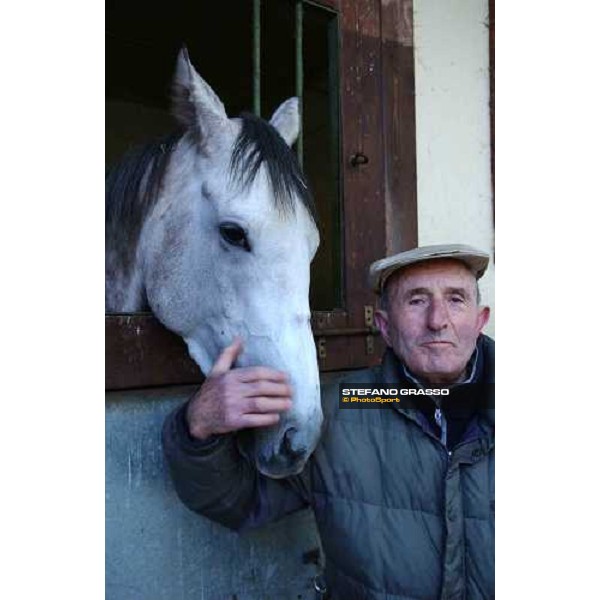 Luigi Camici and Groom Tesse, Italian Derby Winner 2004 Cisterna di Latina, 16th january 2005 ph. Stefano Grasso