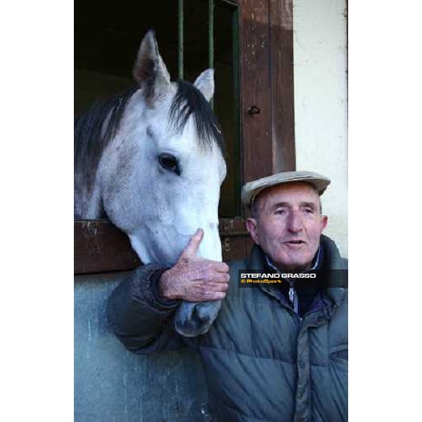Luigi Camici and Groom Tesse, Italian Derby Winner 2004 Cisterna di Latina, 16th january 2005 ph. Stefano Grasso