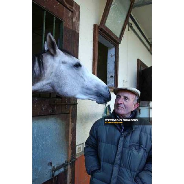 Luigi Camici and Groom Tesse, Italian Derby Winner 2004 Cisterna di Latina, 16th january 2005 ph. Stefano Grasso