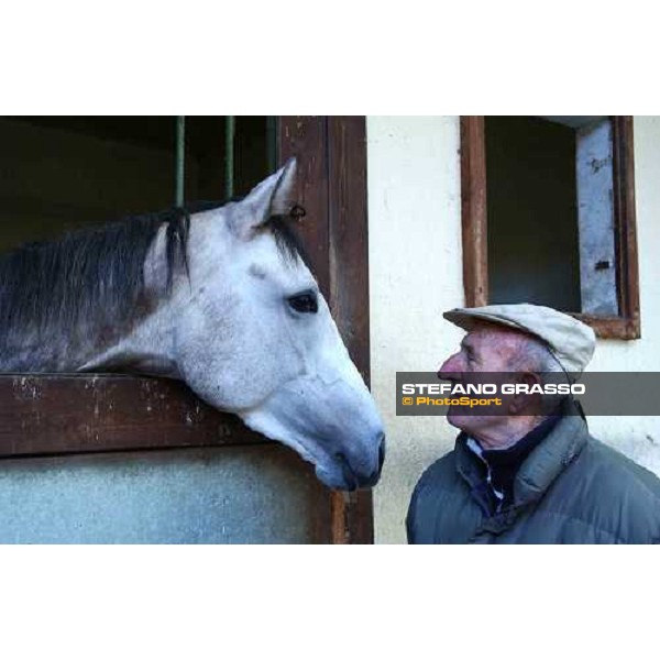 Luigi Camici and Groom Tesse, Italian Derby Winner 2004 Cisterna di Latina, 16th january 2005 ph. Stefano Grasso