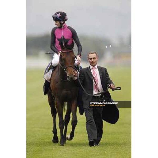 Robert Havlin on Feuerblitz after the victory 129° Derby Italiano Better Roma - Capannelle racecourse, 20th may 2012 ph.Stefano Grasso